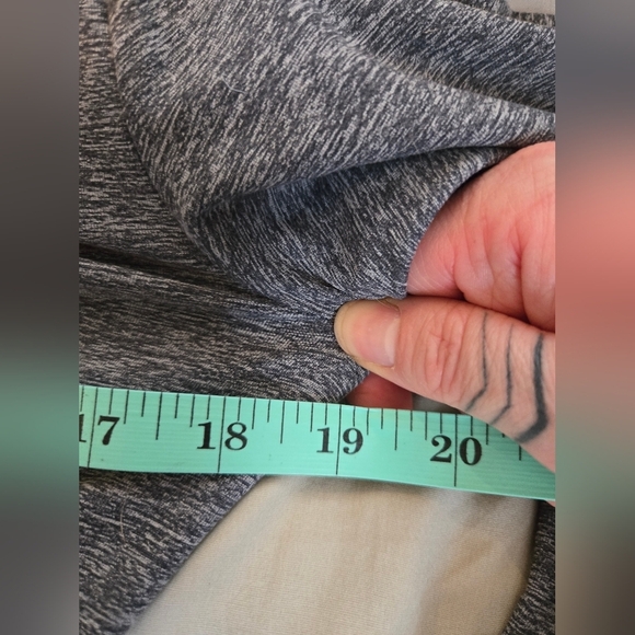 Aritzia Tna | Long Sleeve Ruched Grey Chill Malibu Longsleeve Dress, Size S - Picture 7 of 8